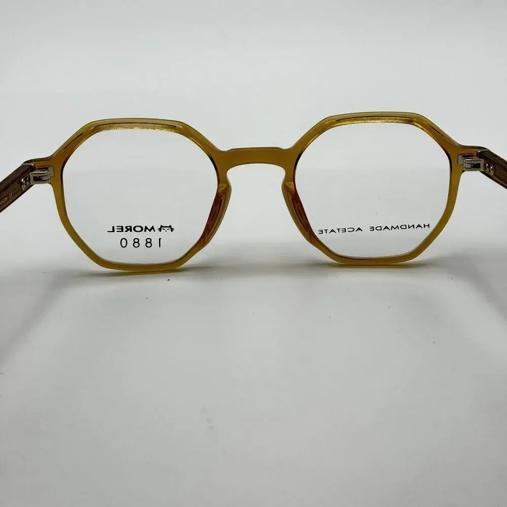Morel 1880 Eyeglasses Frame Paul 60132M-MD05 Yellow Round Full Rim 47-22-140